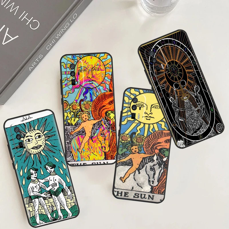 Krytie karty slnečného tarotu pre Xiaomi 13 14 Ultra 13T 12T 11T 12 Lite POCO X6 M6 PRO X3 X4 X5 F3 F4 M5S F5