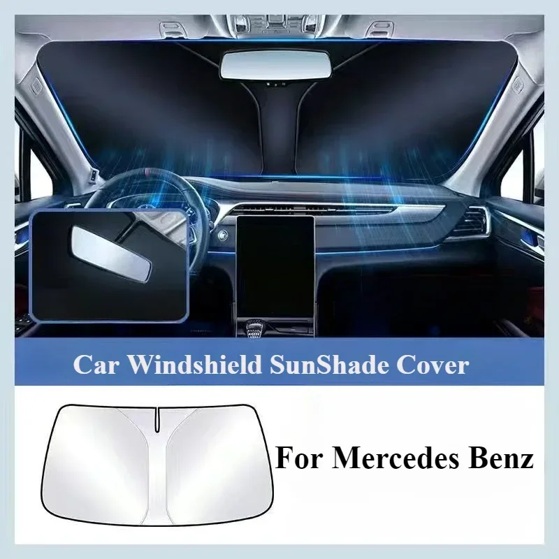 Krytie slnečníkových slnečných automobilov pre Mercedes Benz Acesg Class GLC CLE CLA GLB GLS W177 W205 W213 W222 X167 Ochrana slnka