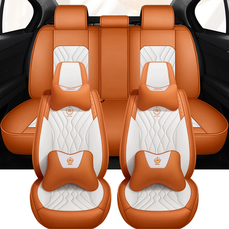 Kryty autosedačiek z luxusnej kože pre Tesla Model 3 2024 Renault Megane 3 Fiat Punto Mercedes CLA BMW X1 E84 Interiér príslušenstva