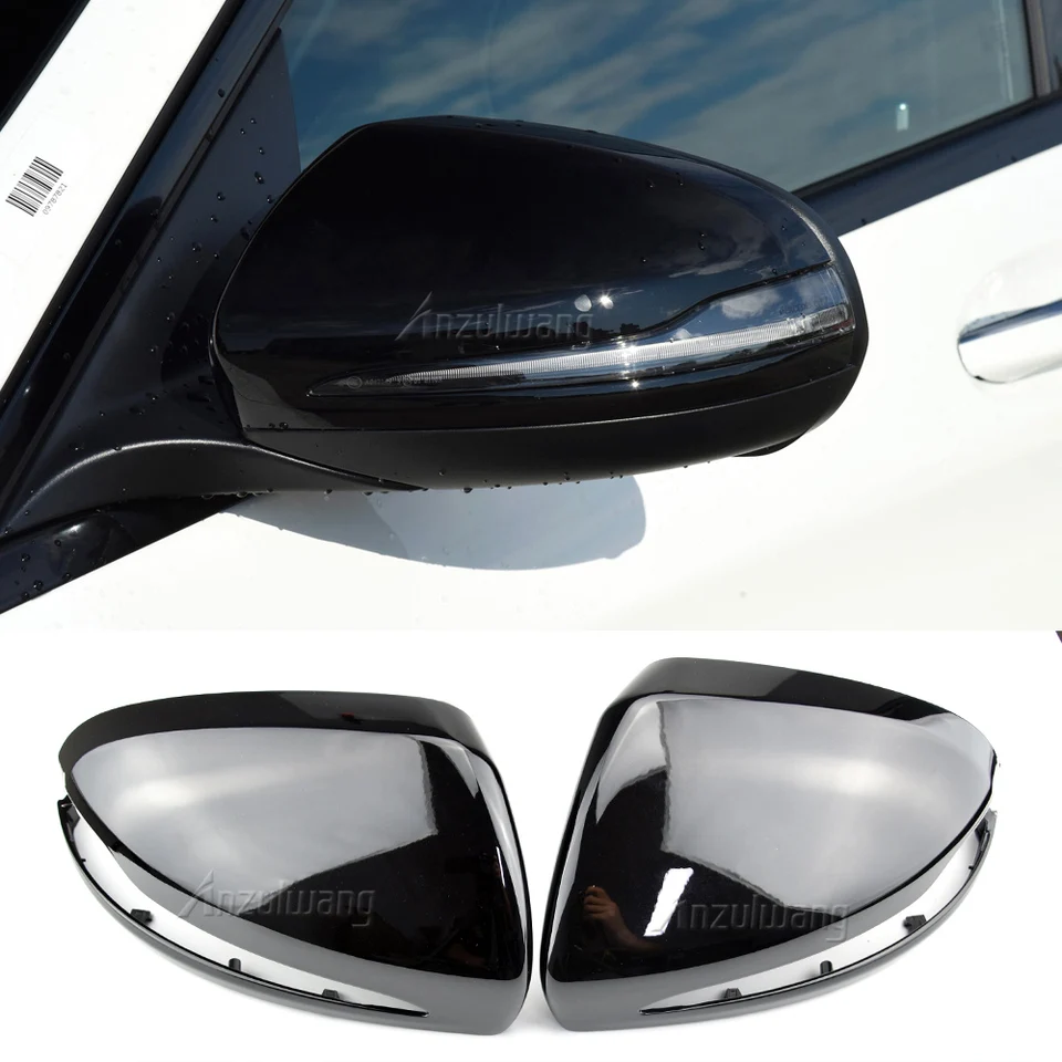 Kryty kolíkového zrkadla z uhlíkových vlákien pre Mercedes BCES CLS GLA GLB GLC W205 W247 H247 X247 X253 C253 W222 C217 W213 C257