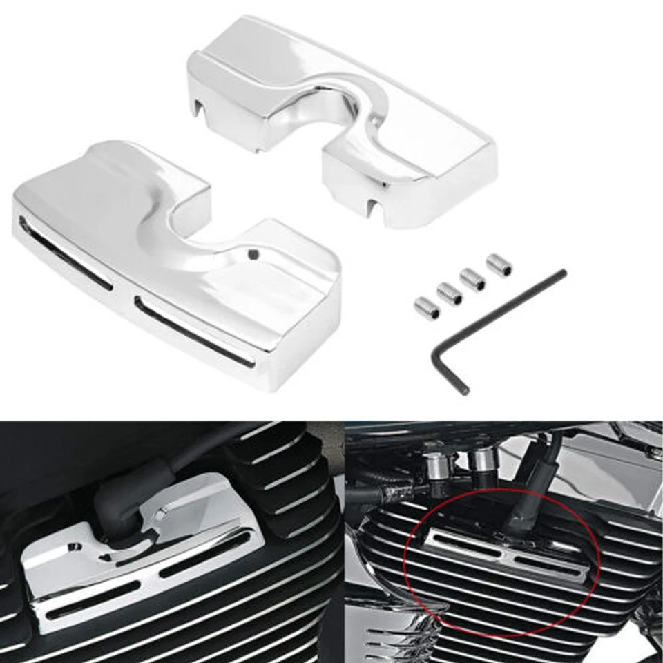 Kryty skrutky za zapaľovaciu sviečku pre motocykle pre Harley Twin Cam Dyna Road Street Glide Softail 1999-2017