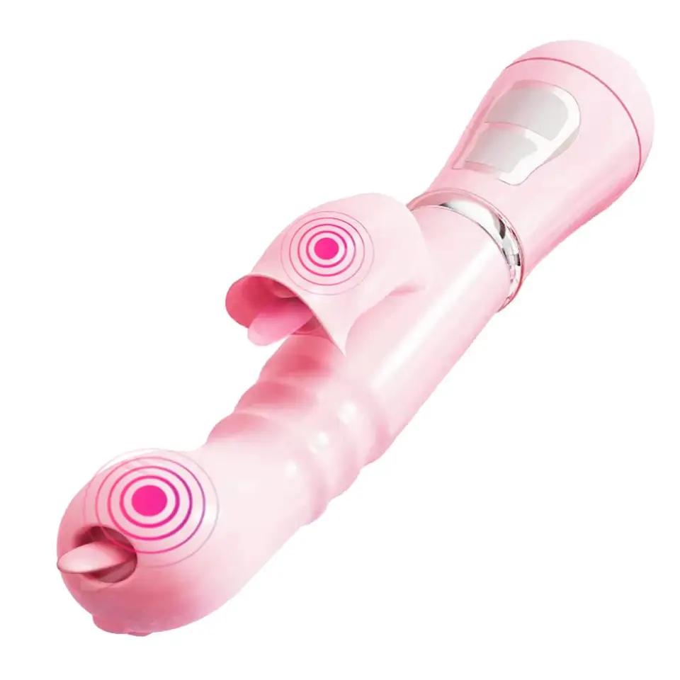 Králikový vibrátor dildo pre ženy, 12 vibrácií, stimulácia klitorálnej klitorálnej glitorálu, hračky pre dospelých pre páry, vaginálne