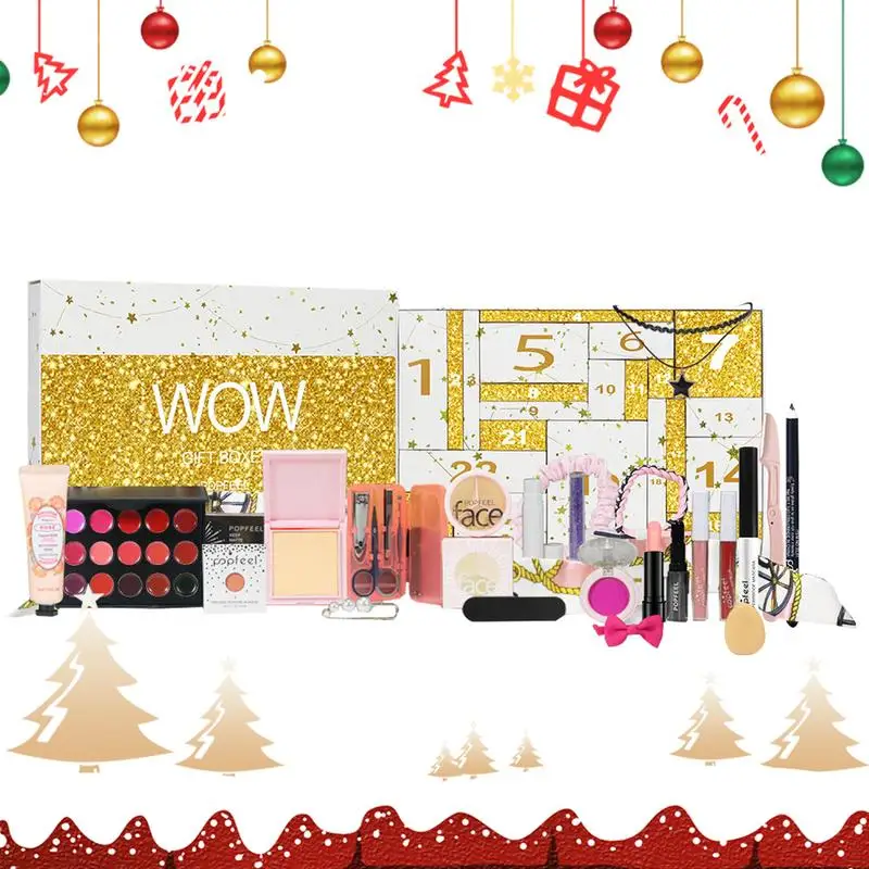 Krása Advent Calendar odpočítavanie kalendár make -up súprav