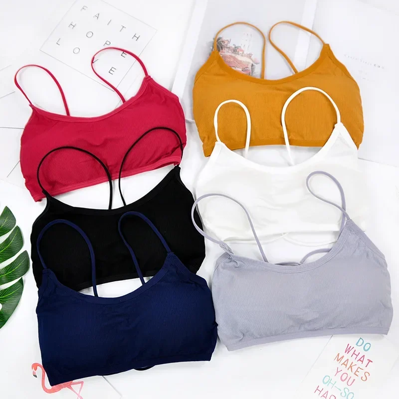 Krása zadná joga podprsenka Ženy Čalúnené športové podprsenka Underwear Odnímateľné cvičenie podprsenky bezdrôtová fitness podprsenka elastická tenký ramenný remienok
