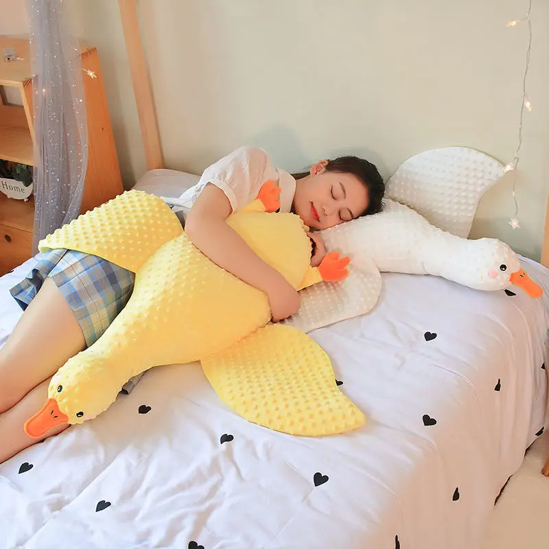 Krásna karikatúra Duck Plush Toy Creative Massage Duck Soft Doll Vianočná darček B2311