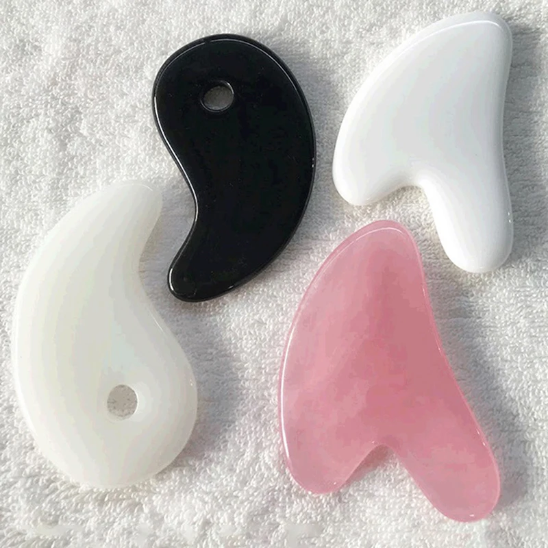 Krásna masáž včelí vosk Guasha Scraping Masáž škrabka na tvár Massager akupunktúra gua sha eye face doska kúpeľné masáže Nástroje