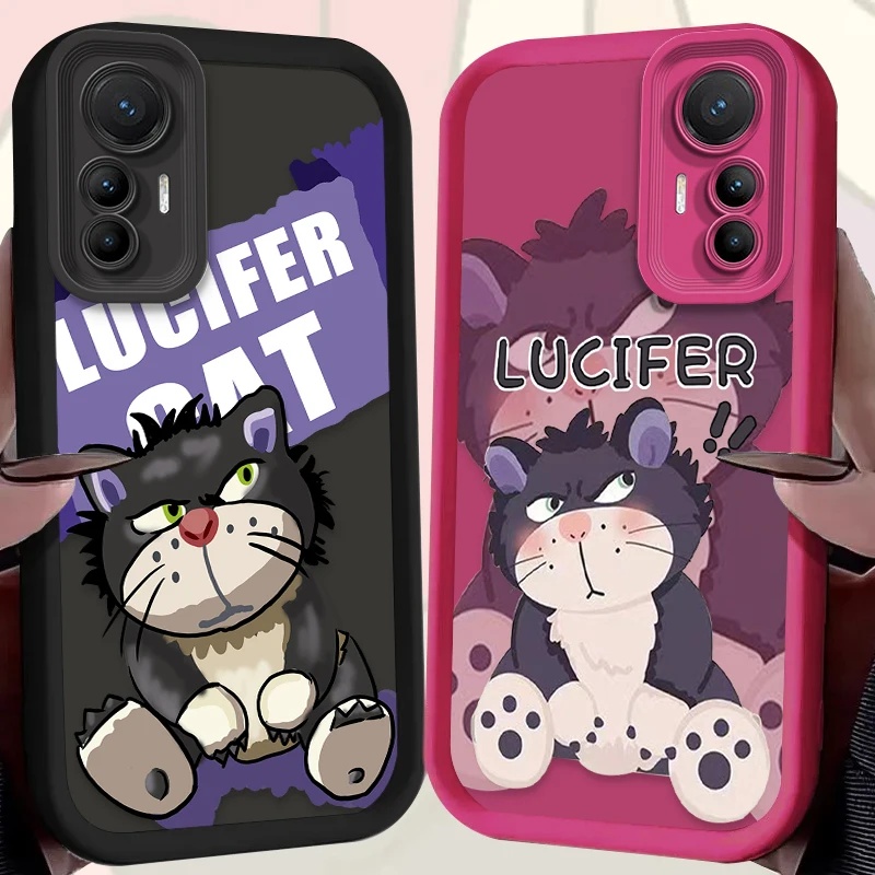 Krásna mačka Super Lucifer Cat pre Xiaomi 14T 13T 12T 11T 13 12 11 LITE 5G NE POCO X6 X5 F6 F5 F3 X4 GT X3 NFC M5S C65 M6 PRO 4G