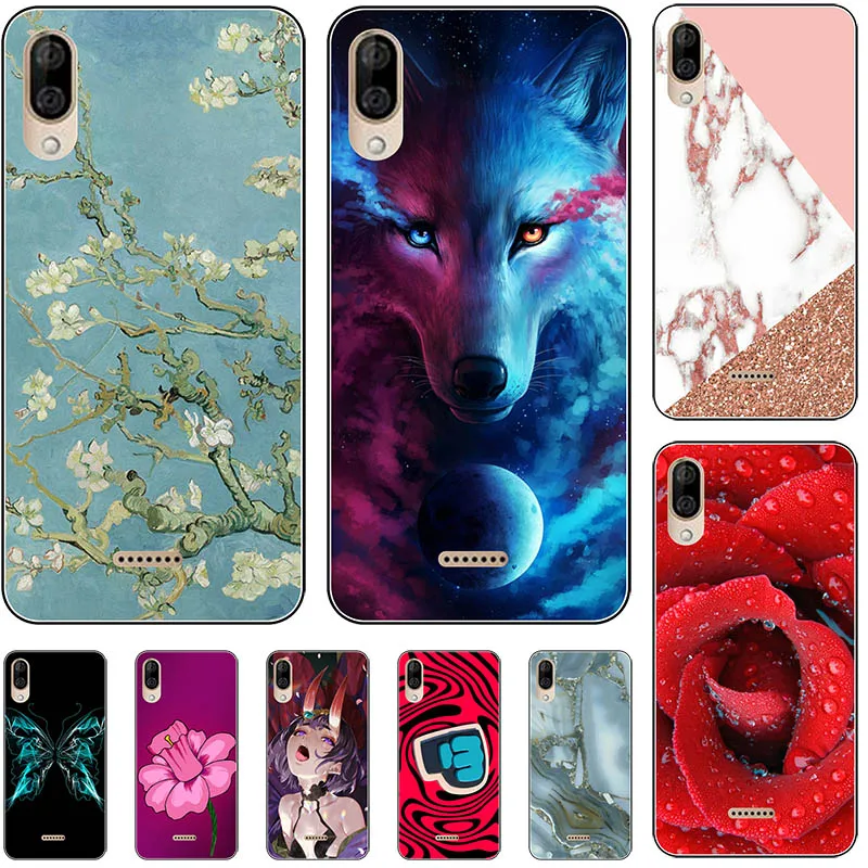 Krásne módne mäkké silikónové puzdrá pre Wiko Y80 Y 80 Case Fundas Bumper pre Wiko Y80 Y 80 5,99 palca Cover Coque Coque