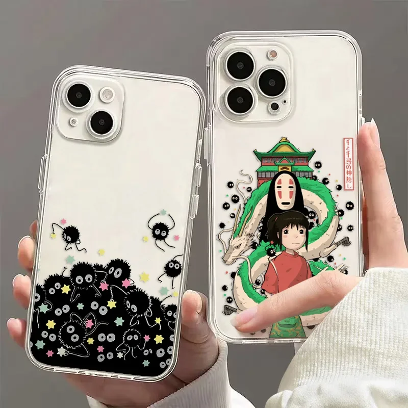 Krásne puzdro na telefón Soot Sprites pre S-Spiriteds Aways Telefón puzdro pre Xiaomi Redmi Note 13 12 12C 13C 9a 9t 9c 8 7 Pro Max 4G 5G 5G