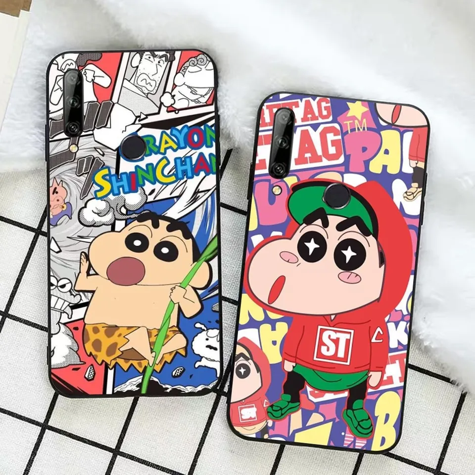 Krásny C-Crayon Cute Shin-Chan Puzdro pre Huawei Honor 10 Lite 9 20 7a 9x 30 50 60 70 Pro Plus mäkký silikónový kryt