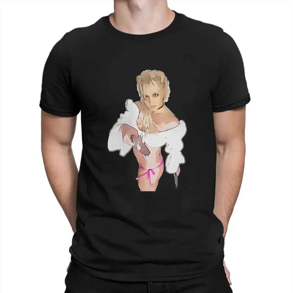 Krátke rukávy Britney Spears o krk vrcholy narodeniny Prítomný harajuku grafický muž Trič