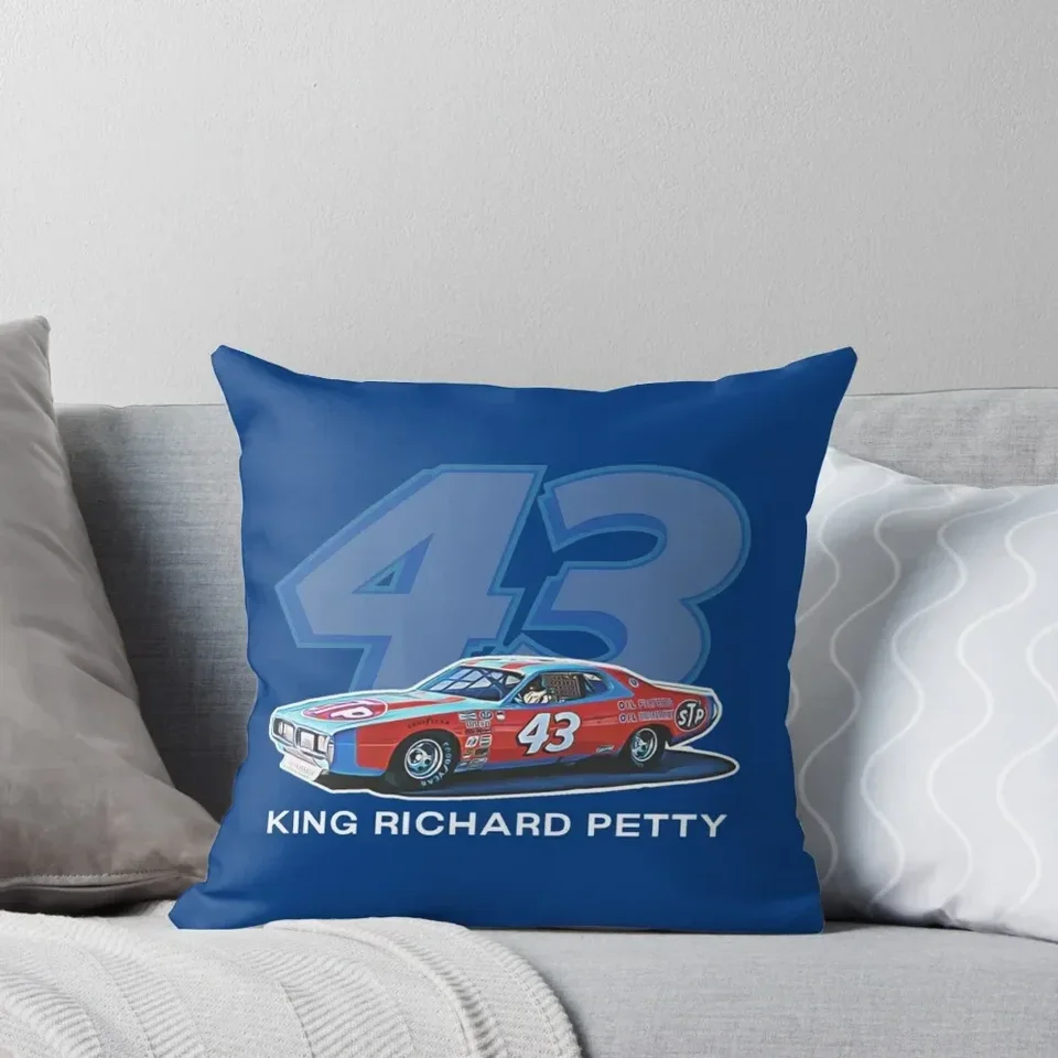 Kráľ Richard Petty Throw vankúš Luxusné domáce doplnky vankúš dekoratívne vankúše do obývacej izby pokrývajú vankúš
