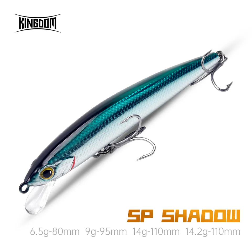 Kráľovstvo SP tieňové rybolovné návnady zavesenie stráže 6,5 g 9g 14g 14.2g Wobbler Crank Chasts