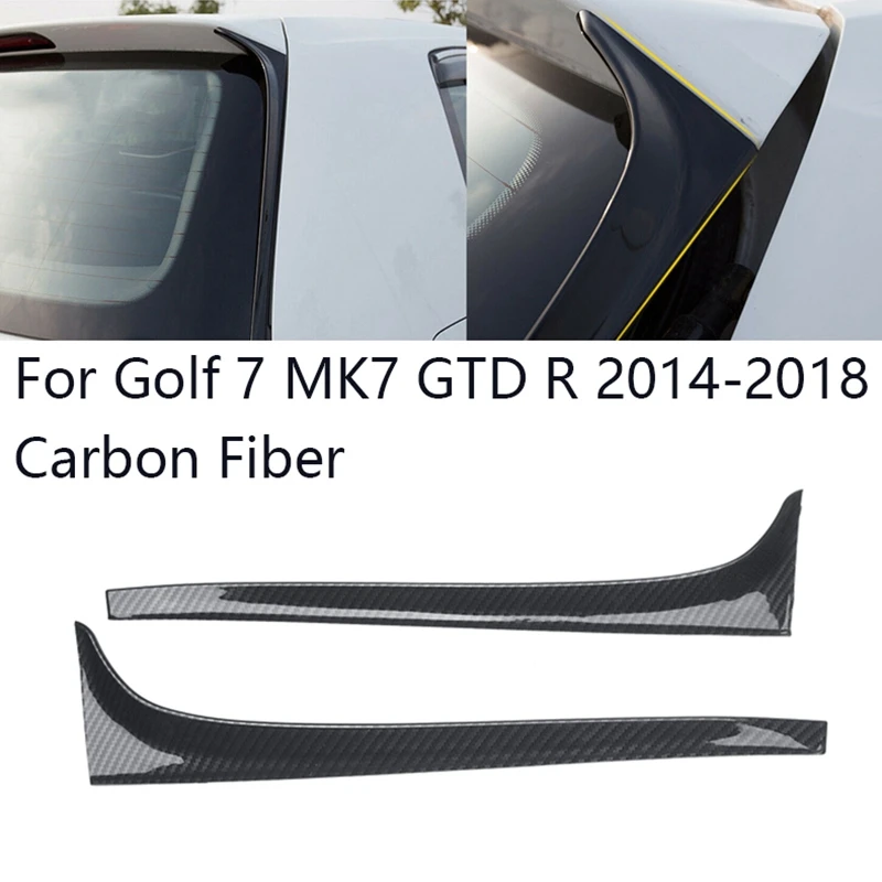 Krídle Splitery na strane zadného okna pre golf 7 MK7 GTD R 2014-2018 Styling-a41p