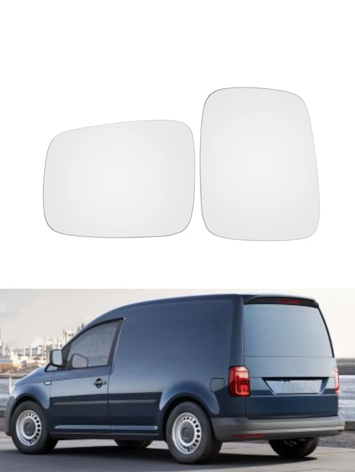 Krídové zrkadlo bieleho vozidla pre Volkswagen VW Caddy T5 2003-2015