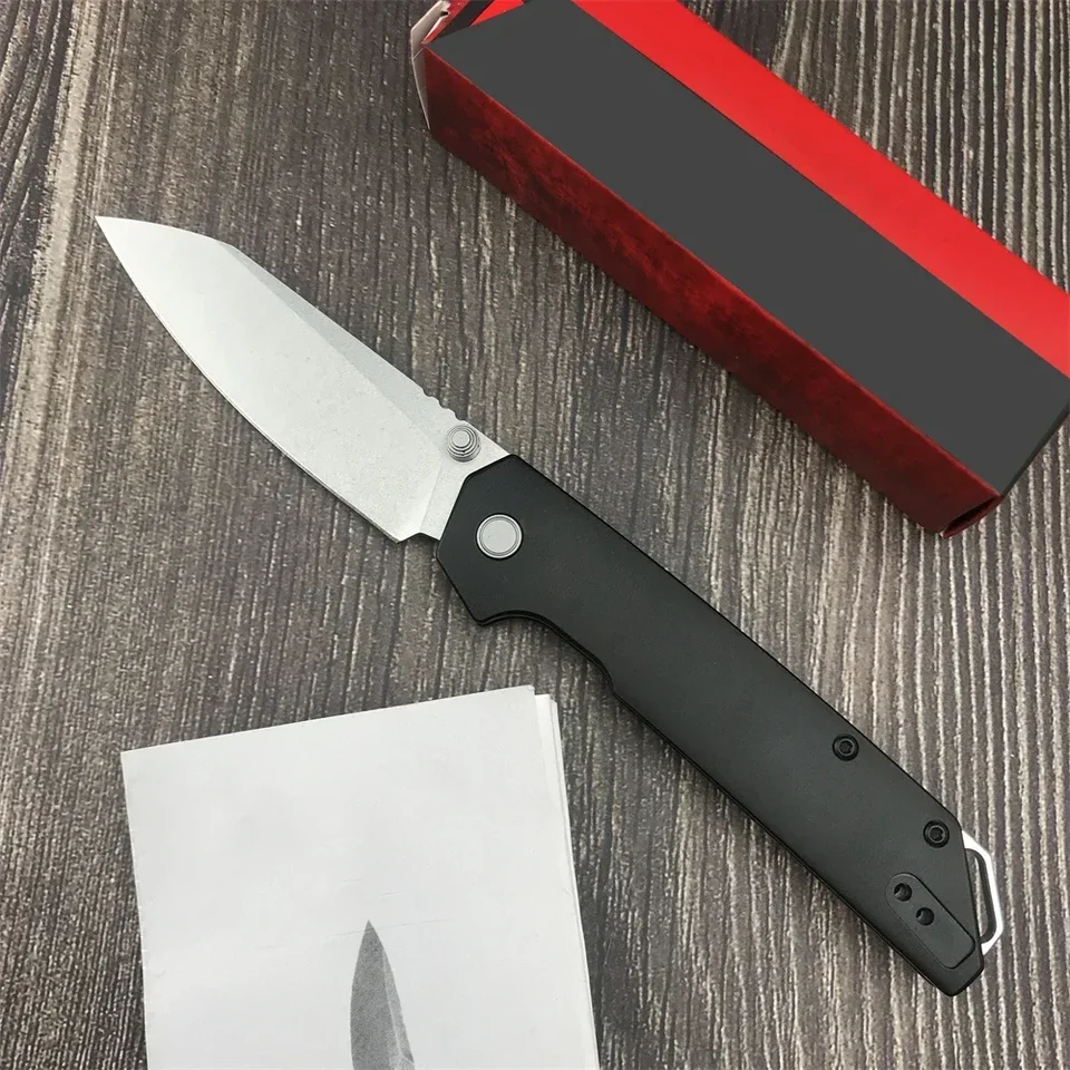 KS 2038R obranný vreckový nôž D2 Tanto Blade Hliníková rukoväť vonkajšie kempingové poľovné nôž prežitie Multifunkčné nástroje