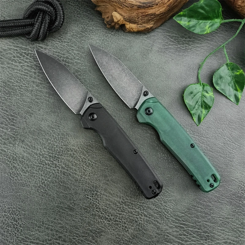 KS 6105 skladací vreckový nôž 8cr13mov Blade Nylon Fiber rukoväte viacúčelová prenosná prenosná vysoko kvalitná kuchyňa High Hardness Tools Tools
