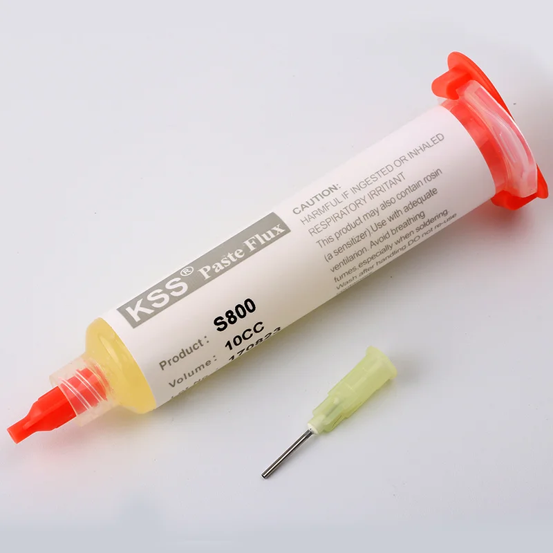 KSS S800 10 ccm Solder Paste Paste Flux Soldering Paste Paste Paste Flux na spájkovanie Fluxo de Sundagem SMD BGA Dispening Flux