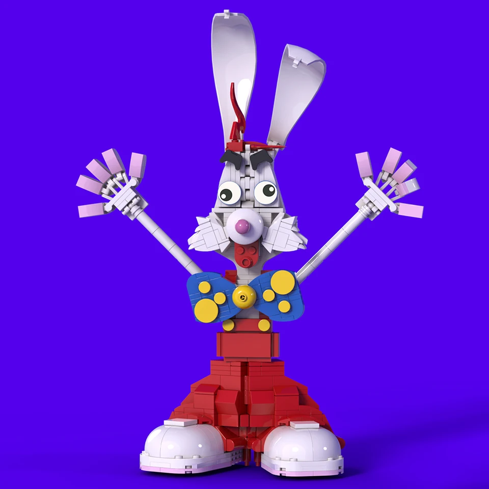 Ktorý zarámoval Roger Rabbit Roger Rabbit Model 523 PCS Film Role Building Blocks Hračky pre deti narodeniny darček