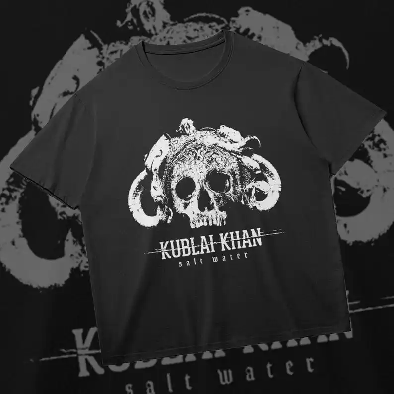 Kublai khan oblečenie gotické oblečenie lebky pastel goth edgy oblečenie punk alt oblečenie tričko
