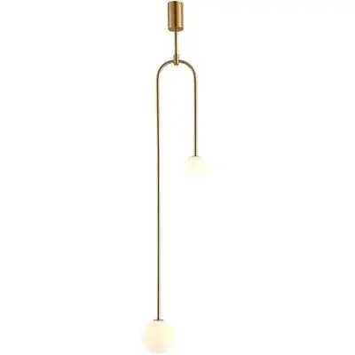 Kuchynské bary dekoratívne moderné jednostranné lampa Nordic LED G9 Taliansko Dizajn umelecké sklenené glóbus prívesok svetlo