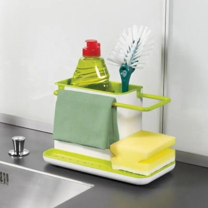 Kuchynský úložný stojan odvádzateľný kuchynský umývadlo držiak na umývadlo SOAP SPOSONGE SPOWELE SEF ELAF Organizátor Kuchynské doplnky