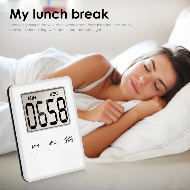Kuchynský časovač magnetické varenie digitálny LED displej LOUD Alarm minútu druhé odpočítavanie odpočítavania odpočítavanie vriac