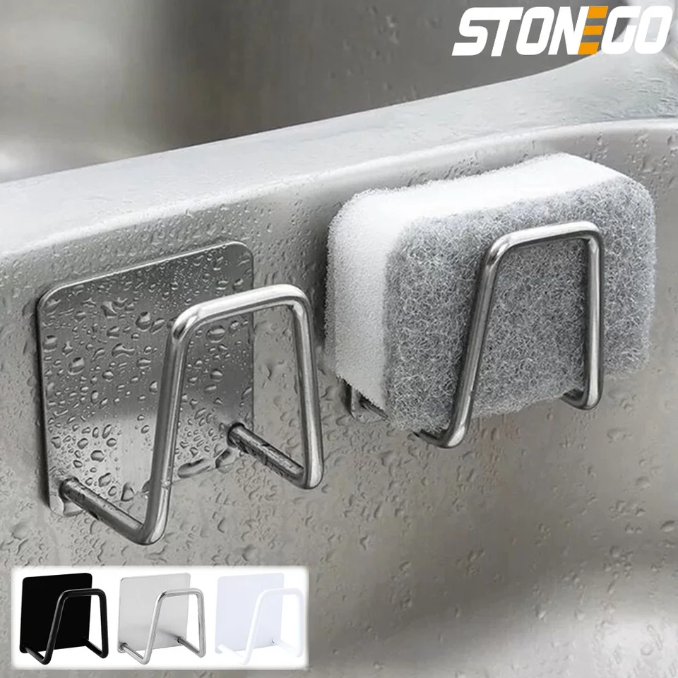 Kuchyňa 304 Nerezová oceľ Držiteľ držiaka Self Adhesive umývadlo špongia Suring Such Such kuchyn