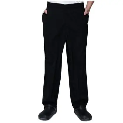 Kuchári pracovné nohavice reštaurácia Čašník kombinézy Hotelové uniformné nohavice Čierne nohavice šéfkuchára uniformné nohavice Man Kitchen
