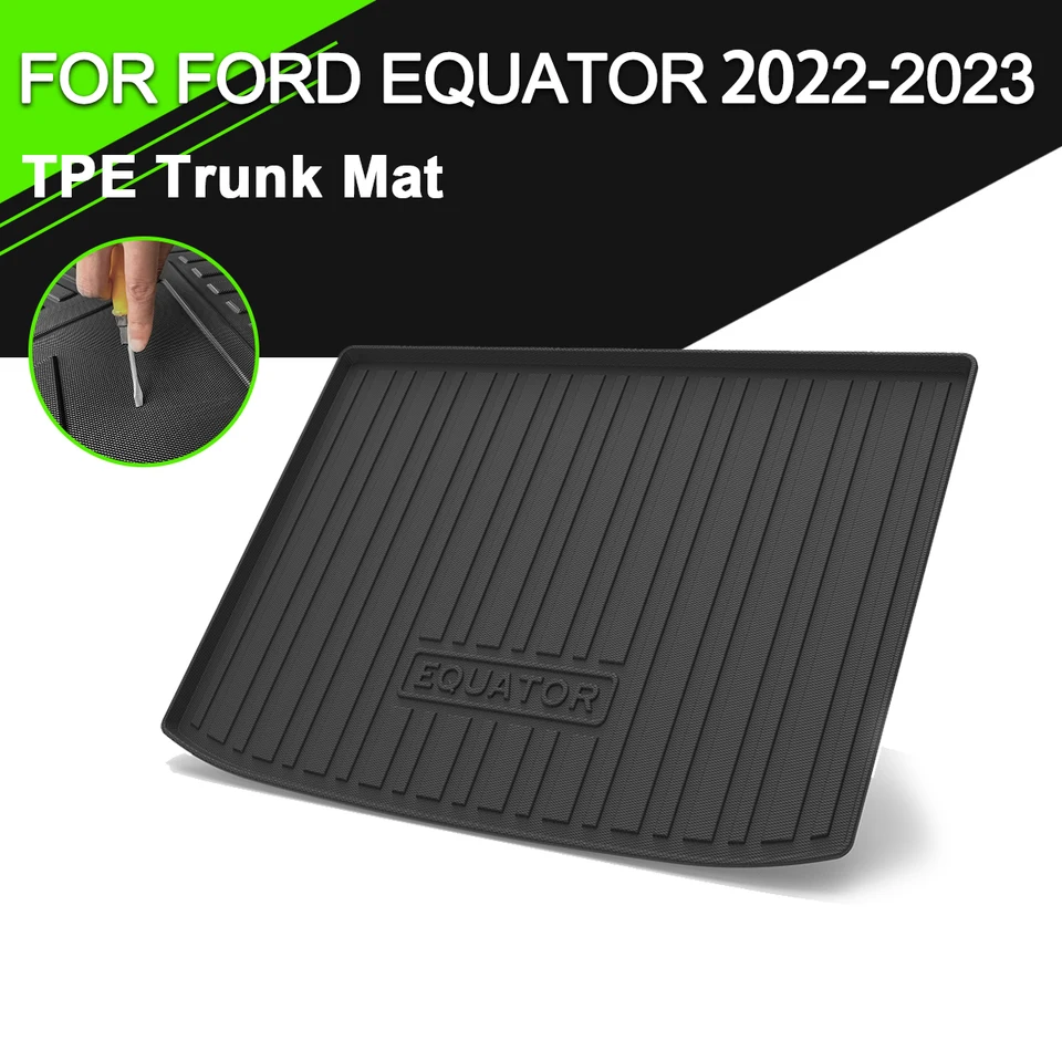 Kufrík Mat TPE pre Ford Equator 2022-2023 Vodotesný automobil s nekĺzavou gumovou vložkou