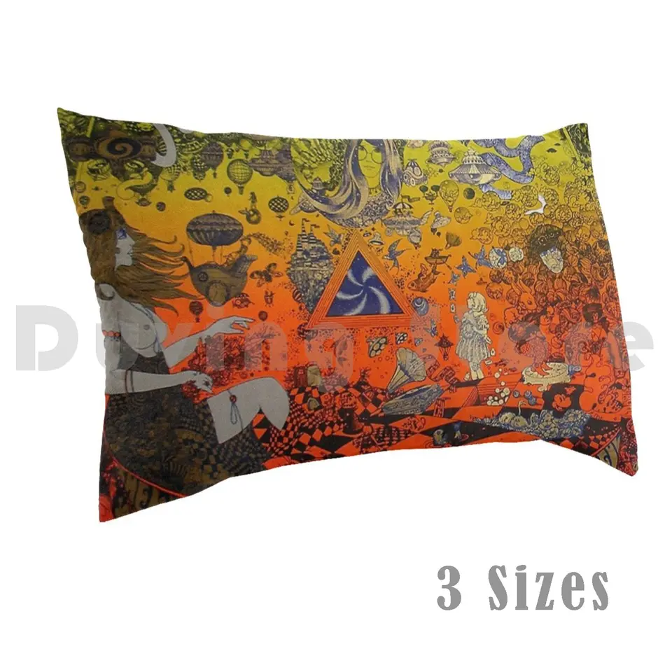 Kultúra psychedelický vankúšový puzdro vytlačil 50x75 hudba Pink Metal Concert Tour Heavy