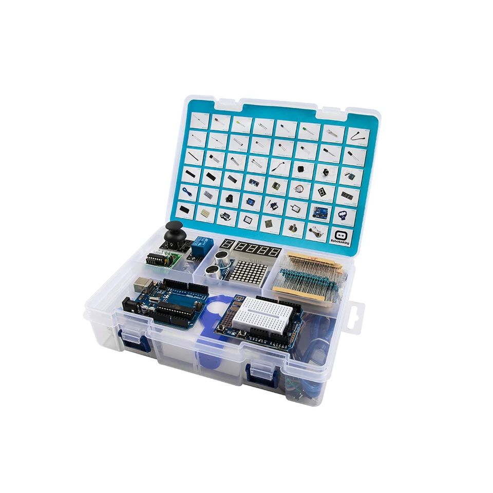 Kuongshun RFID Starter Kit Modernizovaná verzia učenia sa súpravy s maloobchodnou skrinkou Electronic DIY Kit pre Arduino Uno R3