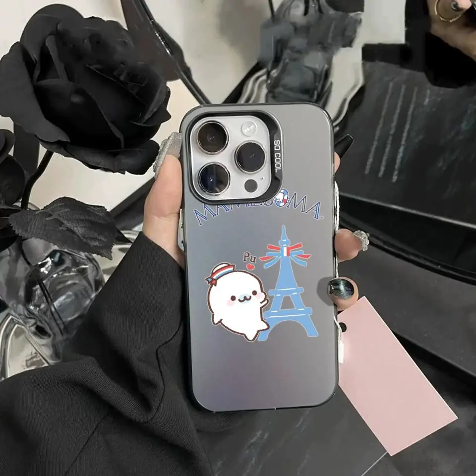 Kupu Mamegoma Puzdro Pasce Color Premium iPhone16 11 14 15 12 Pro 11 Plus 13 Pro Max iPhone Drop Case