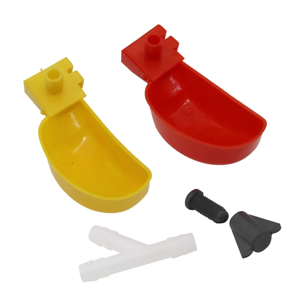 Kuracie pitie šálka prepelica prepelice automatické pitie šálka Piegon Fope Cup Malé domáce zviera Parrot Parrot vták hydina kŕmenie dodávky 5 ks