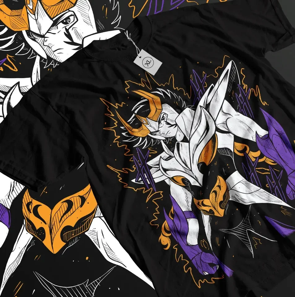Kurogane Ikki Tričko Saint Seiy Knights of Zodiac Manga Shun Shiryu Grafické košele pre ženy s nadmerným tričkom