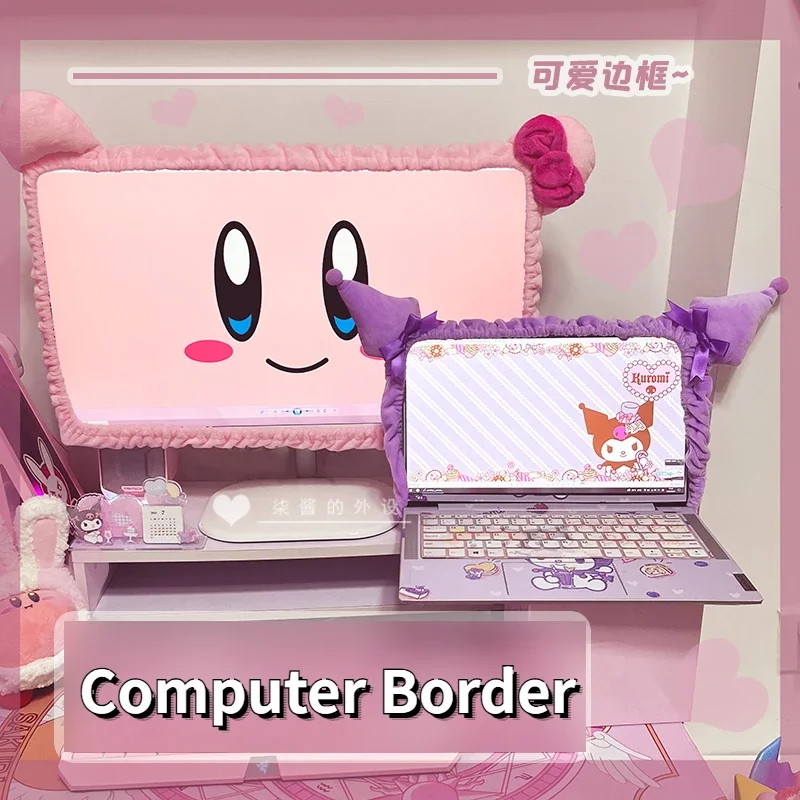Kuromi počítačová hranica TV All-Inclusive Case Puzdro prenosný prenosný prenosný obálka Monitor Hello Kitty Calculadora Ochranca výzdoba