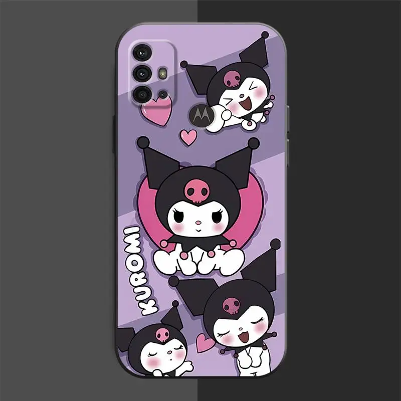 Kuromi roztomilý puzdro pre telefón pre Motorola Moto G9 Plus Play Power G200 Edge 20 Pro Lite 30 Pro 30 NEO 40 Pro One Fusion Plus TPU