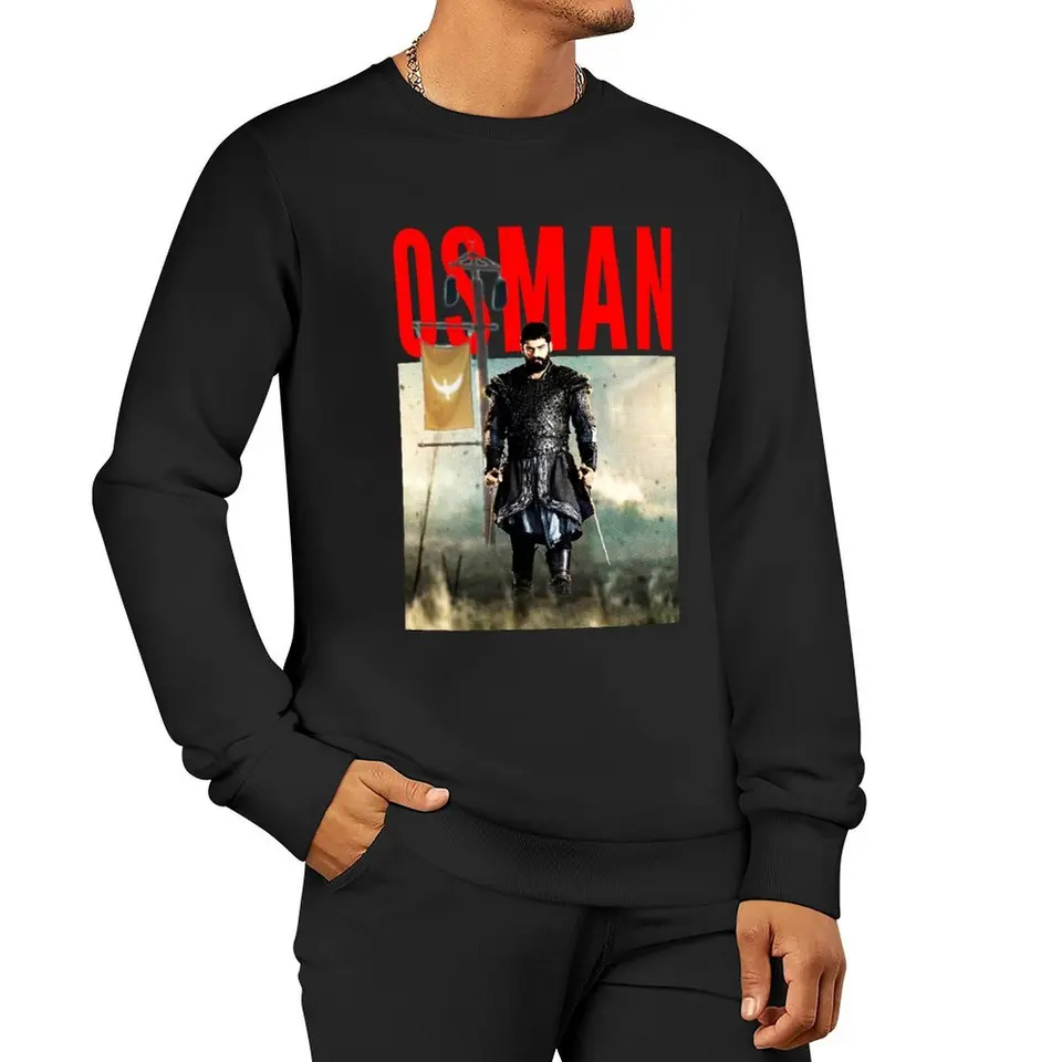 Kurulus Osman - Vlajka - Mikina s kapucňou s kapucňou Sword Color Edition Hoodie