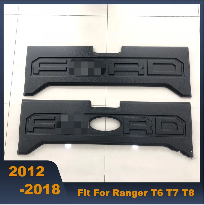 Kvalitná karta bočnej auta ABS Dvere forming Body Streamer Streamer Ochrana súprava súpravy pre Ford Ranger 2012-2018