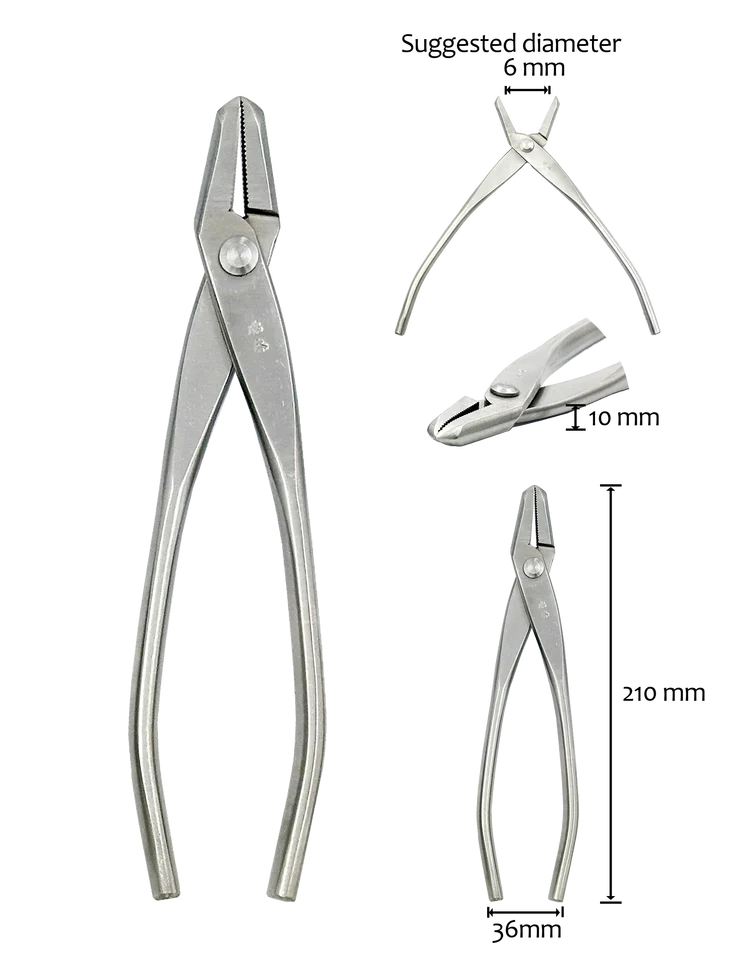 Kvalitná kvalita Bonsai Tool Jin Plier 210 mm z nehrdzavejúcej ocele vyrobená