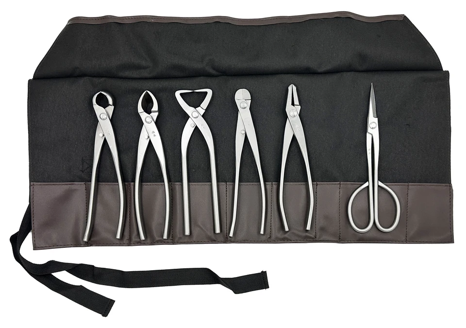 Kvalitná kvalita Bonsai Tools Set (6ks) vetva Cutter Cutter Orezávanie Nožnicový kamión Striečok oceľový drôt s drôtom Jin Plier