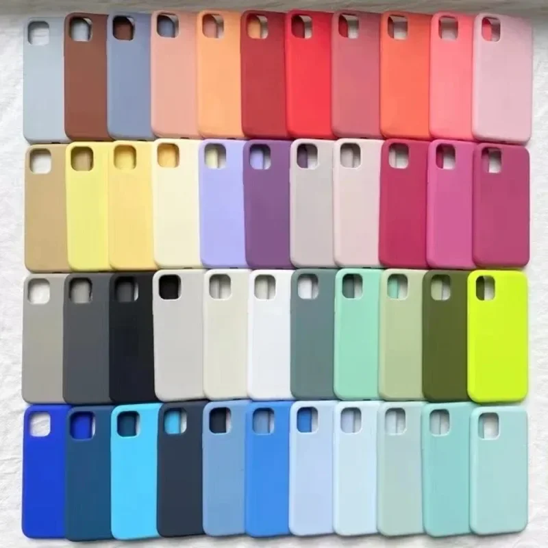 Kvapalina Logo Logo pre iPhone 16 15 13 12 11 14 Pro Max Plus Original Soft Cover Coque pre iPhone 12 Mini 7 8 Plus puzdrá