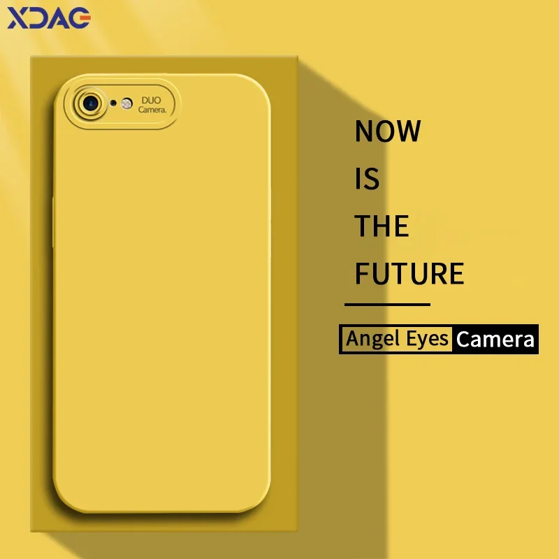 Kvapalina s kvapalinou kvapaliny pre iPhone 7 8 Plus SE 2020 2022 Mäkký priateľský objektív Ochranný kryt s nárazom nepriestrelným telefónom 8Plus 2 3