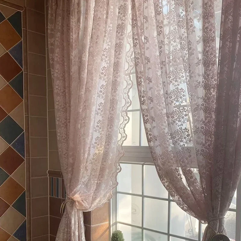 Kvetina ružová číra opona francúzsky romantický žací
