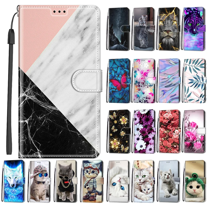 Kvetinové preklopné puzdro pre Apple iPhone 6 6S 7 8 8G 7G 6G iPhone7 iPhone8 peňaženka kožené puzdrá na telefónne púzdra Stand Book Cover Bags