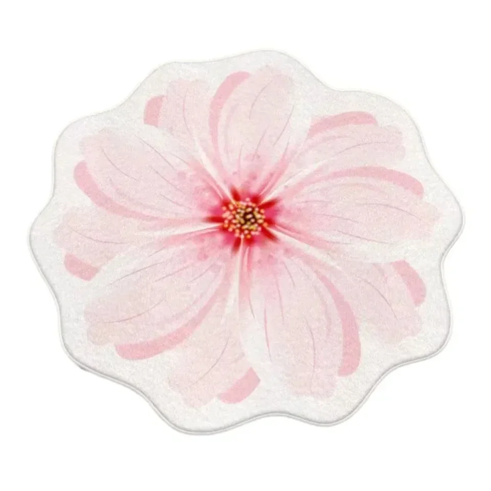 Kvetinový koberec čínsky štýl Lotus Rose podlahová podlaha nočná prikrývka Mat