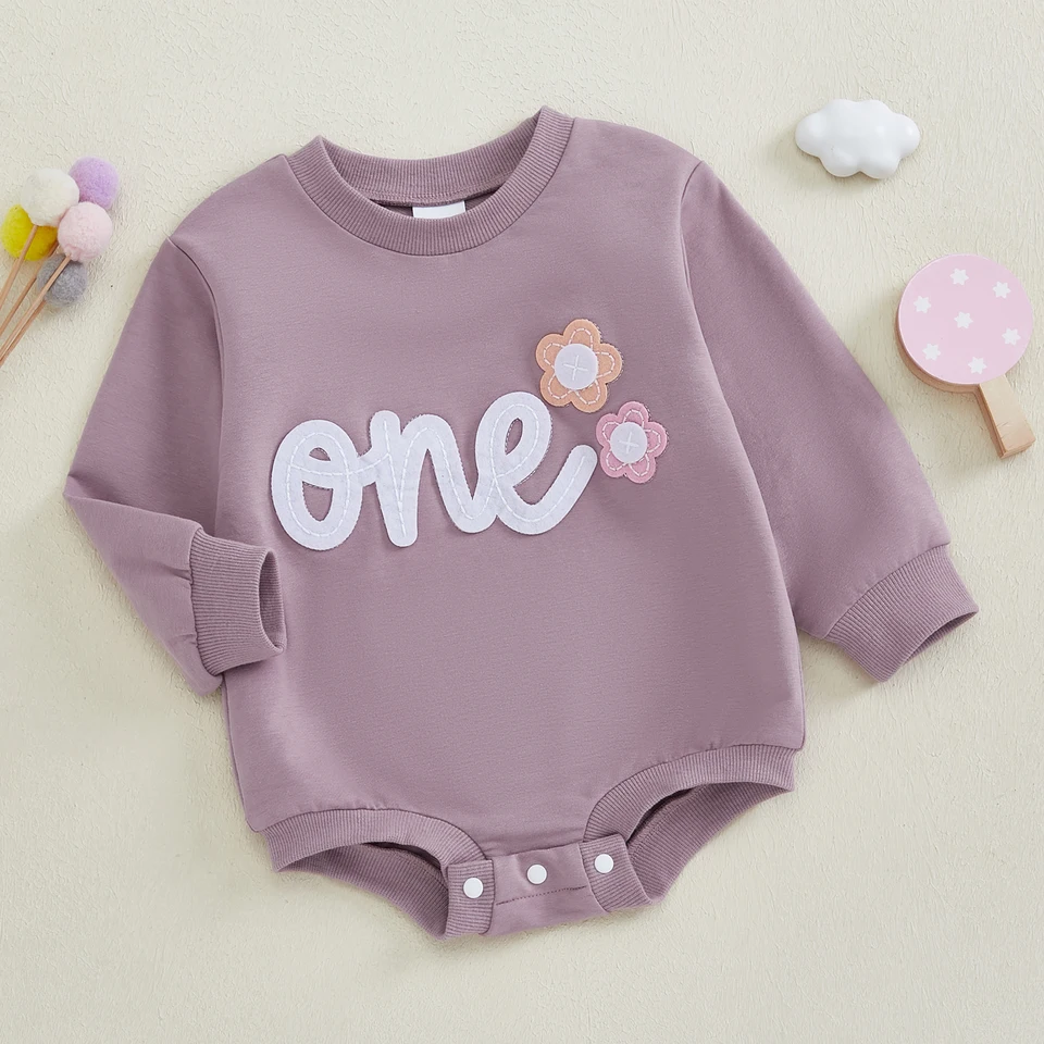 Kvetinový list novorodenecké dievčatá Romper Spring Autumn Kids oblečenie s dlhým rukávom Krch Kojem detské detské detské narodeniny BodySuits