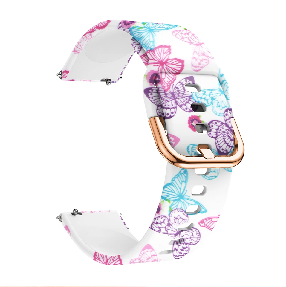 KW19 Náramok hodinky kapela Ženy Smartwatch Silikone Strap Flow Watchband Soft Gum Gum Wrist Loop Girls