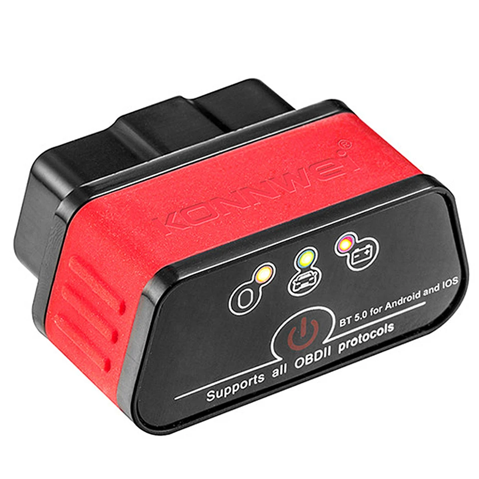 KW903 OBD2 Skener BT 5.0 OBD2 čítačka kódu OBDII Diagnostické nástroje automobilu OBD2 Automatický diagnostický skener pre iOS Android