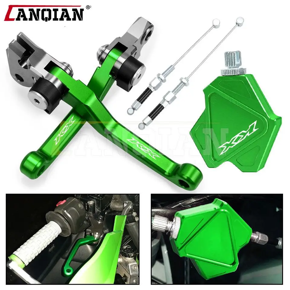 KX250 KX250F KX450F DIRT BRKE BRKOVINY KAPNOKOVÉ Páky SKLADOVÁ KAPOVÁ KAPNÍKA SPOLOČNOSŤ SPOLOČNOSŤ PRE KAWASAKI KX 250 450 F príslušenstvo